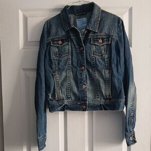 Aeropostale Blue Washed Denim Jacket